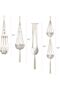 Macrame Plant Hangers Set, 4 Pcs Macrame Plant Hangers with Pots and Saucers, Indoor Hanging Planter - 6