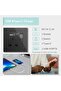 Single Switched Wall Socket 1 Gang Black with USB C & USB A Charging ports, Wall Switch Power - 2