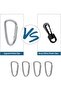 Pickup Truck Cargo Net, Envelope Style Trunk Organizers and Storage Net with 4 Metal Hooks, Fit for - 5