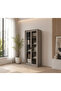 Iron File Cabinet Beige 185x85 cm - 2