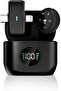 Wireless Lavalier Microphone for iPhone/Android, TNW A36 Mini Mic with Noise Cancellation, 2in1 Clip
