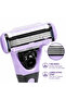 professional women's razor 5 blades - razor set with 7 refillable blades - 3