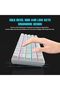 60% Wired Mechanical Gaming Keyboard 63 keys Ice Blue Backlit Ultra-Compact Mini Keyboard, - 6