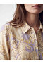 Lcw Modest Ecru Patterned Poplin Women's Shirt Tunic - 3