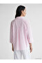Lcw Everyday Pink Striped Oversize Poplin Women's Shirt - 3