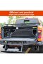 Upgraded 8 Hook Elastic Truck Bed Cargo Net | with ABS Carabiners & Work Gloves, Adjustable 4x4ft to - 4