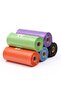Dog Poop Bags, 6 Rolls 90 Pcs with Dispenser | Extra Thick Waste Bags, Multicolour - 3