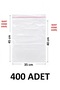400 Pieces 35X40+5 cm Transparent Nylon Bags with Polyethylene Tape 35X45 cm Adhesive Flat Pe Bags