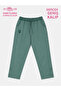Plus Size Akar Fabric Mom Elastic High Waist Lace-Up Cuff Button Detailed Women's Trousers - 2
