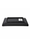 Black and Gunmetal Rectangular Melamine Plate 20*13cm - 2
