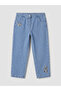 Esvab • Modern & Distinctive Floral Embroidered Baby Girl Jean Pants - 3