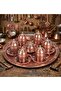 Copper Grape Pattern 6-Piece Cup Set - 2