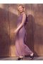 Peak New Season Purple V-Neck Ruffled Dress - 2