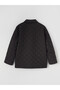 Shirt Collar Quilted Women's Puffer Coat - 7