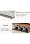 Under Desk Cable Management Tray, No Drill 2-Layer Wire Organizer for Dorm & Office, Metal Power Str - 6