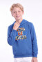 Boy's Printed Kangaroo Pocket Long Sleeve Hooded Sweatshirt - 5