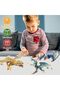 Western Dragon Toy Set, 3 PCS Realistic Battle Dragon, Lion Dragon, Demon Dragon Figurines, Creature - 5