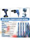 Eccentric twist drill 10pc 1/4" for glass/cement/granite. - 3