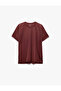 Regular Fit Short Sleeve Crew Neck Basic Sports T-Shirt - 6