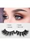 4 Pairs 3D Faux Eyelash Set – Reusable Long Thick Handmade, Hypoallergenic, Includes Tweezer for Ram - 2