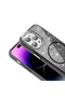iPhone 14 Pro Max Case Non-Spill Glitter Silicone Magsafe Camera Raised - 5