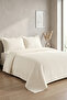 Cream Single Bedspread with Pillowcase 180X240Cm - 4