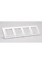 White quad frame - matching frame for socket and switch - 4