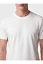 Southblue White Crew Neck Embroidered Men's T-Shirt - 3