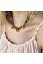 Orange Charm Necklace - 2