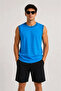 Men's contrast trim sleeveless tank top crew neck summer basic tank top - 2