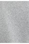 Relaxed Fit High Collar Plain Men's Gray Sweatshirt - 5