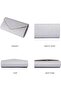 Women's sequined clutch bag apricot 23x4x11cm chain shoulder. - 3