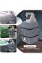 Spa heater and pump cover - Waterproof, insulated hot water available in various brands (grey, square). - 4