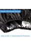 Treadmill Cover - 140*71*15 cm Mat Waterproof and Dustproof Portable Foldable Protective for Treadmills Under Office Desks Black - 3