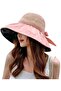 Women's straw hat foldable mesh UPF50+ lightweight beach.