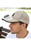 Solar-powered baseball cap with a built-in USB fan - three wind speed settings - 4