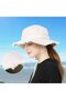 Women's sun hats, men's UV protection UPF 50+, summer foldable bucket wide-brimmed short beach jungle garden travel (khaki). - 4