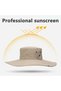Waterproof fisherman hat khaki UV outdoor fishing. - 4