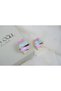 Kp644 Pastel Wave Form Gold Earrings (26 mm) - 2
