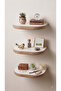 3-Piece Decorative Wall Shelf Mdf White - 2