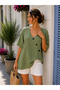 All-Day Elegance – Loose-Fit Button-Down Linen Blouse