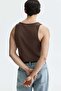 Slim Fit Ribbed vest top - 3