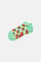 - Green Strawberry Patterned Socks