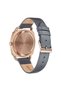 Women's Rose Gold Stainless Steel Watch, Gray Leather | Trnda-001 - 4