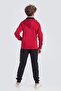Boy's Scuba Potential Thick Striped Hooded Diving Fabric Tracksuit Set Esf7026 - 3