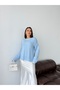 Women's Crew Neck Knitwear Sweater Oversize Comfortable Fit Long Sleeve Stylish Casual Sweater - 5