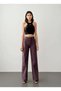 Women's Bordo High Waist Wide Leg Denim Loose Leg Long Jean Trousers - 2