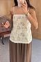 Embroidered Ecru Linen Blouse - 3