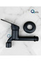 Black Faucet Wall Mounted Wc Faucet Matte Black Open-Close System Brass Material - 6
