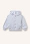 Hooded Zippered Sweatshirt with Pockets Sweatshirt Cardigan Baby Girl I0589A526Au